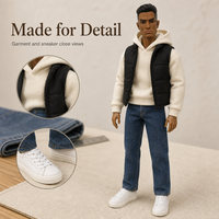 Figur Aksi Anime 12 Inci Custom, Pakaian Dapat Dilepas, Boneka Koleksi PVC, Desain OEM