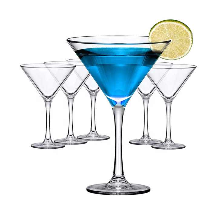 DishwasherSafe Plastic Cocktail Glasses Reusable Martini Cups BPAFree