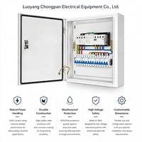 Armoire de distribution intérieure IP30 12A 400A, coffret ATS, boîtier de disjoncteur basse tension avec panneau de commande et minuterie