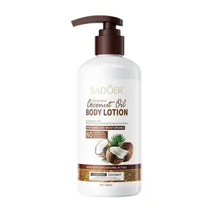 Noix de coco éclaircissant éclaircissant hydratant soins de la peau pour la peau noire Lotion corporelle naturelle blanchissante pour la peau