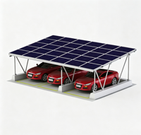 Système de montage solaire pour carport, supports de carport photovoltaïque étanches, structure de carport solaire modulaire, utilisation résidentielle et commerciale