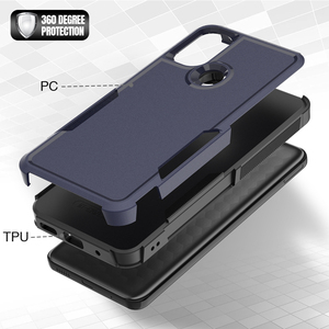 Étui de téléphone portable hybride TPU PC anti-rayures et anti-chute pour Motorola Moto E20 E30 E40 - Product Image 4