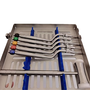 Herramienta manual de elevación dental interna de acero inoxidable con agarre moleteado para elevación de seno maxilar y compresión ósea dental - Product Image 3