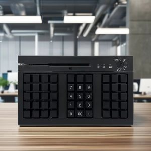KB50MS/D 50-kunci Keyboard <span class=keywords><strong>USB</strong></span> dapat diprogram, pembaca kartu strip magnetik untuk sistem POS kualitas tinggi - Product Image 1