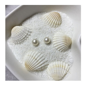 Piccole Conchiglie Naturali Bianche di Capasanta, Conchiglie Naturali Bianche di Vongola Marina, Accessori per Acquario per Decorazioni Artigianali - Product Image 5