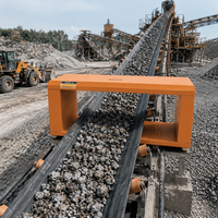 Détecteur de métaux de type tunnel séparé pour l'exploitation minière et les usines de pierres, protection IP54, haute qualité, service OEM personnalisé