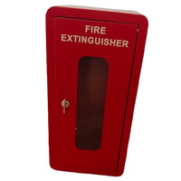 Extincteur de 10 lb, boîte à coins arrondis, armoire en acier rouge pour le marché de Singapour