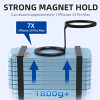 Support de téléphone magnétique double face à angle réglable avec logo personnalisé OEM ODM