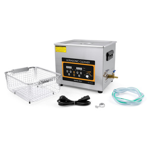 Nettoyeur à ultrasons industriel ODM 10L multifréquence <span class=keywords><strong>pour</strong></span> pièces CNC, engrenages, roulements, soupapes, injecteurs de carburant, pièces de turbo, pompes - Product Image 6