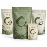 Sachet Doypack OEM pour Bœuf Séché Épicé, à Soufflets Latéraux, Haute Barrière, Fermeture Zip Facile, Qualité Alimentaire, pour Snacks et Voyages