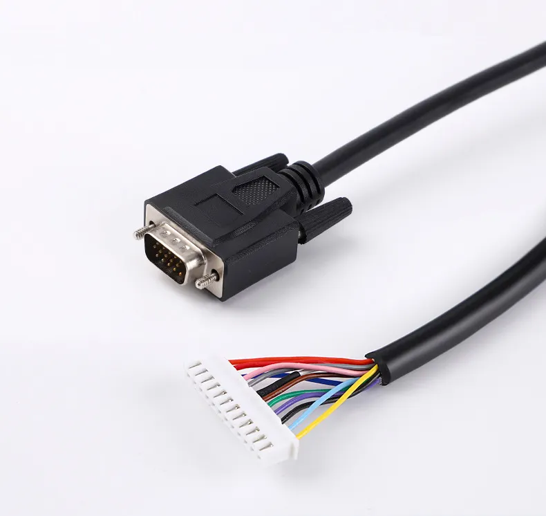 VGA 9 Pin zu XH 2.5 serialer Adapterkabel Spirallänge 1 m 1,5 m