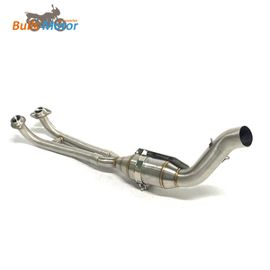 Tuyau avant pour échappement Yamaha TMAX560 en acier inoxydable <span class=keywords><strong>TMAX</strong></span> 560 Down Pipe Link 51mm Silencieux 2023 + - Product Image 2