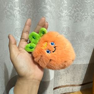 Porte-clés en peluche carotte de simulation, poupée-légume, jouet unique pour enfants - Product Image 5