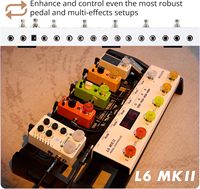 Pédale de contrôleur multi-effets pour guitare et basse MOOER L6 MKII avec commutateur - Fabriqué en Chine