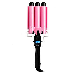 Fer à friser professionnel Mermaid Hair <span class=keywords><strong>PRO</strong></span> <span class=keywords><strong>Waver</strong></span> 32 mm, triple canon, pour ondulations profondes, fer à friser pour cheveux, ondulateur - Product Image 4