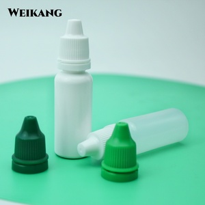 Envase de Plástico Blanco para Gotas Oftálmicas de 8ml, 12ml, 15ml, 25ml, <span class=keywords><strong>Gotero</strong></span>, Botella Médica de Compresión de 15ml - Product Image 1