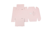 Cartons d'Expédition Personnalisés avec Logo pour Envois Postaux, Coffret Cosmétique Rose, Emballage Ondulé pour Soins de la Peau