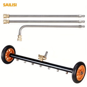 Depuratore per pavimento grande ruota in alluminio con sette ugelli per lavaggio auto <span class=keywords><strong>a</strong></span> 2000PSI - Product Image 1