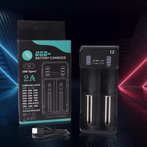 デュアルスロットUSB-C急速充電LEDディスプレイバッテリー充電器<span class=keywords><strong>1.2V</strong></span>カメラ用電源DCポートテーブル4バッテリー充電器US AA - Product Image 6