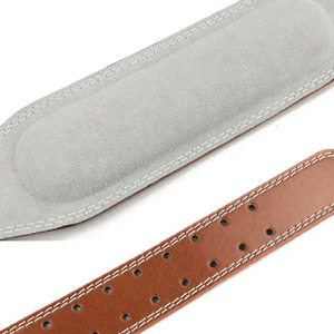 Professional Gym Fitness Equipment Genuine Leather <b>Training</b> Weightlifting Belts for Gym Custom logo <b>Weight</b> Lifting Support Belts - Product Image 4