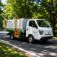 Camion à ordures à chargement et déchargement automatiques, nouvelle énergie, pour l'assainissement environnemental et le transport des déchets