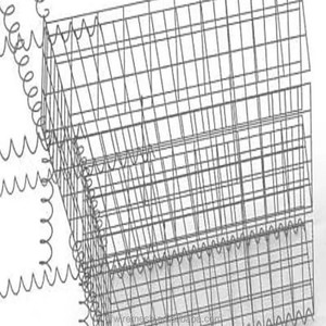 Murs de soutènement en gabions soudés revêtus de Galfan, paniers en gabions en maille d'alliage zinc-aluminium pour clôture de jardin - Product Image 2