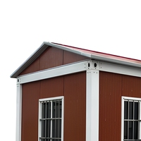 Maison conteneur pour camp pétrolier, cabine modulaire préfabriquée en acier, bureau de chantier éloigné, unité de restauration et de repos