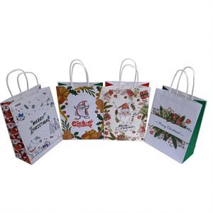 KUAIMA Bolsas de Regalo de Papel Kraft Navideñas de 22*11*27cm, Bolsas de Regalo de Papel Ecológicas - Product Image 2