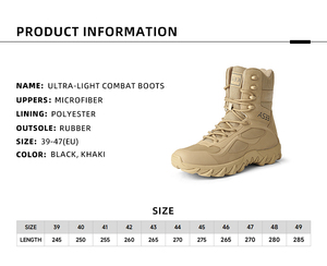 Zapatos Ligeros para Exteriores China Cema en Stock, Botas Tácticas Transpirables para Senderismo en el Desierto - Product Image 3