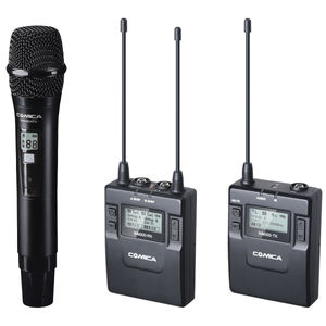 <span class=keywords><strong>COMICA</strong></span> Métal UHF 96 canaux microphone sans fil professionnel pour caméra caméscope smartphone - Product Image 1