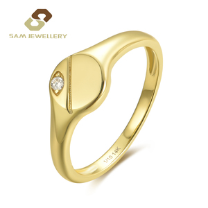 Anillo Sello de Plata de Ley 925 con Diseño de Sol y Estrella con Diamantes Brillantes, el Más Vendido de Fábrica - Product Image 4