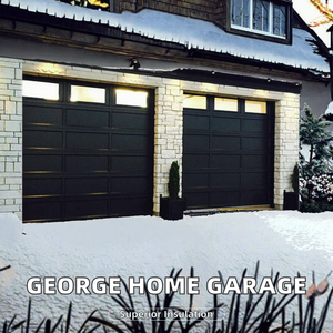 Porte de garage extérieure George Home Farmhouse en alliage d'aluminium, haute isolation, antivol, ouverture électrique automatique - Product Image 5