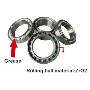 MEROCA BSA 68/73mm cojinete de cerámica soporte inferior para bicicletas de carretera y montaña piezas de bicicleta incluyendo manivela y rueda de cadena - Product Image 4