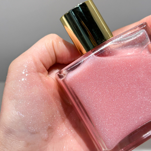 Aceite Corporal Brillante Personalizable MLM, Iluminador Líquido, Aceite Seco con Purpurina, Cosmético Nutritivo y Luminoso para Rostro y Cuerpo - Product Image 3