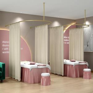 Cornice di supporto salone di bellezza a forma di U lungo asta di supporto tenda tenda letto di bellezza - Product Image 1