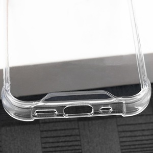 Coque de téléphone transparente en TPU antichoc pour <span class=keywords><strong>iPhone</strong></span> 12 Pro Max <span class=keywords><strong>13</strong></span> 14 15 16 17, protection des coins de 1,5 mm - Product Image 4