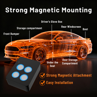YOGU YG-D3 Rastreador GPS Magnético Inalámbrico 4G, Dispositivo de Rastreo de Activos Vehiculares de 5,000 mAh, Mini Rastreador GPS Magnético