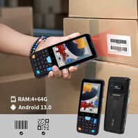 Terminal portable industriel Android PDA de haute qualité JR 957 avec lecteur de codes-barres 1D 2D QR sans fil 4+64 Go pour entrepôt
