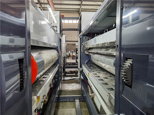 Máquina troqueladora rotativa de cartón corrugado para embalaje de cajas de pizza con impresión flexográfica - Product Image 4