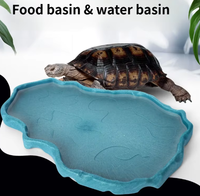 Maison de cachette pour reptiles en plastique NW-27, lumineuse, petite taille, écologique, durable, jouet pour geckos, plats pour nourriture et eau pour serpents et grenouilles cornées