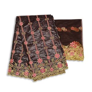 Новый Feitex Bazin Riche 100% хлопчатобумажная ткань Bazin Riche для женщин - Product Image 5