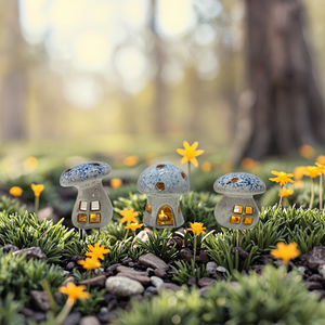 <span class=keywords><strong>Casa</strong></span> in ceramica con LED o portacandele per decorazione da tavolo Tealight per oggetti decorativi primavera e pasqua - Product Image 6