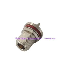 Conector Coaxial RF Hembra Tipo N de Montaje en Panel para <span class=keywords><strong>Cable</strong></span> RG316 de Doble Blindaje, 11GHz, para Pruebas y Medición - Product Image 3