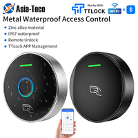 Asia-Teco AN10 AN10F WIFI+Bluetooth Gestion via l'application TTLock Étanche IP67 Déverrouillage à distance par carte RFID Contrôle d'accès et de présence