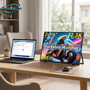 Moniteur portable 24,5 pouces 2,5K 165Hz à prix d'usine, écran IPS 16:9 à large angle de vision avec support pliable et fixation VESA - Product Image 1