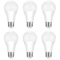 Ampoule LED B22 E27 9W AC 6500K PC pour maison, chambre, cuisine, salon, bureau