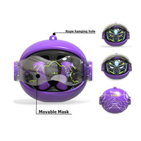 Écouteurs intra-auriculaires ouverts pour enfants, motif robot de dessin animé, avec indicateur de batterie LED, radio JL, pour jeux PC, téléphone portable, voyage, DJ, traducteur, FM, Bluetooth 5.3