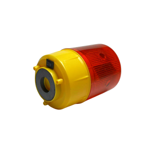 Luce solare del semaforo di emergenza allarme luce Flash 60 ore di durata della batteria 50 lampeggia/minuto luce rossa per uso della barca di traffico - Product Image 5