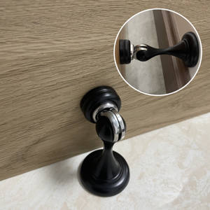 Butoir de porte magnétique transparent auto-adhésif Tampon métallique en alliage de zinc monté au sol Quincaillerie pour meubles <span class=keywords><strong>Garde</strong></span> murale en acier inoxydable - Product Image 5