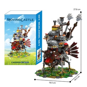 <span class=keywords><strong>Hayao</strong></span> <span class=keywords><strong>Miyazaki</strong></span> - Juguetes de Construcción Más Vendidos de Animación, Castillo Mágico en Movimiento, Juego de Bloques de Construcción de Plástico ABS, Juguete de Construcción - Product Image 1